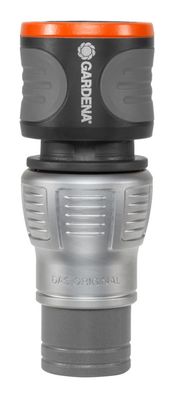 Gardena Premium Schlauchverbinder: Robuster Metall-Kunststoff-Adapter