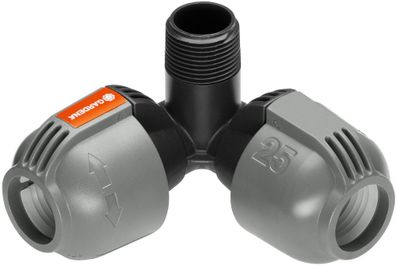 Gardena Winkelstück 25mm x 3/4" AG – Sprinklersystem Eckanschluss