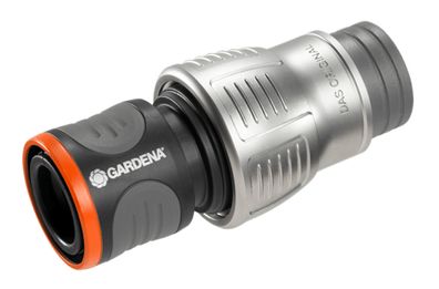 Gardena Premium Schlauchverbinder: Metall-Kunststoff, robuster Anschluss