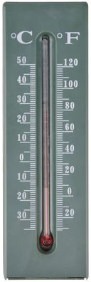 degawo Thermometer mit Schlüsselversteck Versteck für Schlüssel Ablage grün
