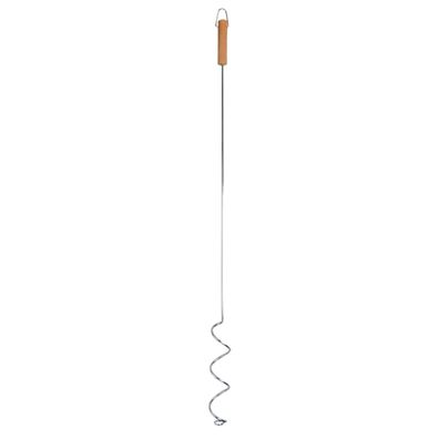 BBQ Wurst Spieß 75 cm Grill Halterung Stick Camping Lagerfeuer Kamin Grill Holz