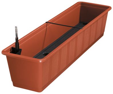 Blumenkasten Aqua Green Plus 80cm Terrakotta – 5L Bewässerung