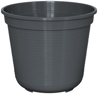 Geli Blumentopf Standard Ø 26 cm Anthrazit Kunststoff 6.5 Liter