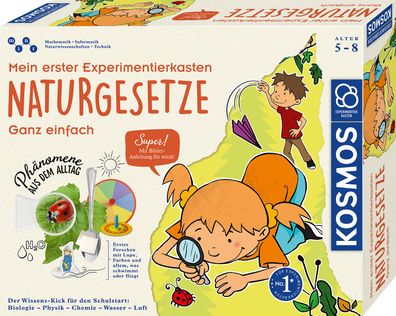 Kosmos Mein erster Experimentierkasten Naturgesetze| ab 5 Jahren | beliebig