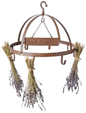degawo Blumen & Kräuterhänger Hängekrone Gusseisen mit 8 Haken Blumen Kräuter
