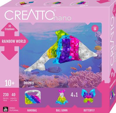 Kosmos Creatto Regenbogen 3D Puzzle Bastelset Leuchtfiguren für Kinder