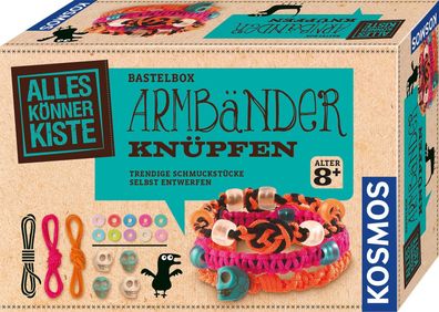 Kosmos Bastelbox Armbänder knüpfen | ab 8 Jahren | 1 Spieler