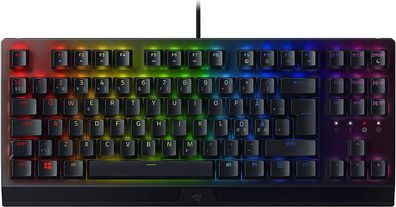 Razer BlackWidow V3 TKL Gaming Keyboard Green Switches Chroma RGB UK Layout QWERTY