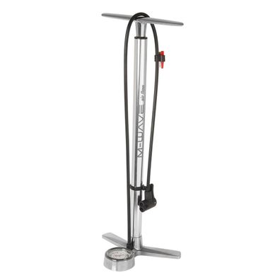 M-Wave Air Flow Standpumpe – Aluminium Universal Fahrradpumpe Schwarz