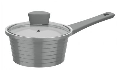 GSW Stielkasserolle Bolero mit Glasdeckel 18cm Kochtopf Suppentopf Induktion