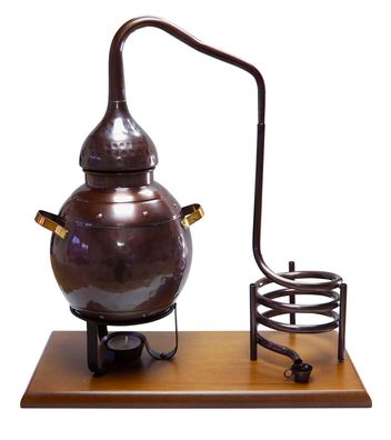 CopperGarden®" Flaschenhalter Destille | Antik