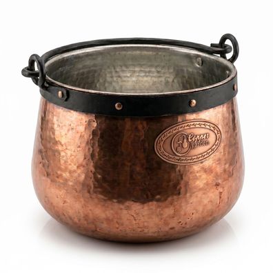 CopperGarden®" Kupferkessel 5 Liter | Handverzinnt
