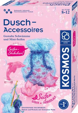 Kosmos Dusch-Accessoires – Gestalte Schwämme und Seifen