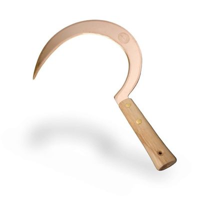 OJ“ Ljubimir große Kupfersichel | 38 cm Ernte- & Kräutersichel