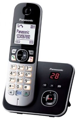 Panasonic DECT-Schnurlostelefon 4,6 cm 1,8" Grafik-Display Anrufbeantworter