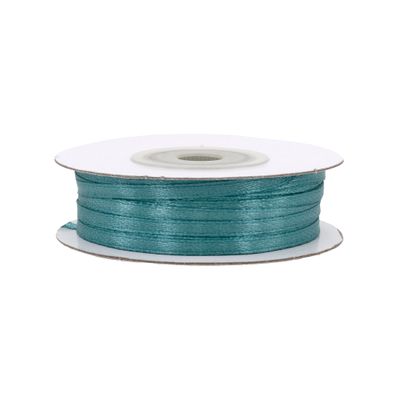Satinband 3mm x 50m Rolle Petrol
