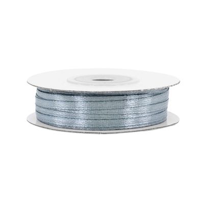 Satinband 3mm x 50m Rolle Dunkelgrau