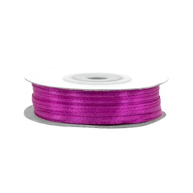 Satinband 3mm x 50m Rolle Purpur
