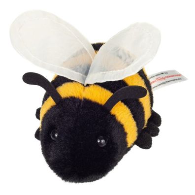 Teddy-Hermann Kuscheltier Stofftier | Plüsch Biene | gelb, chwarz | 6 cm
