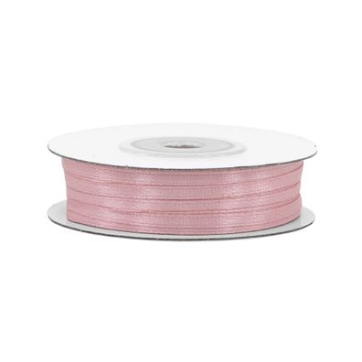 Satinband 3mm x 50m Rolle Altrosa