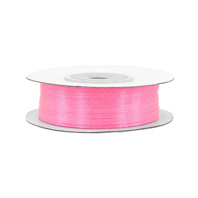 Satinband 3mm x 50m Rolle Pink