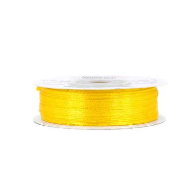 Satinband 3mm x 50m Rolle Gelb