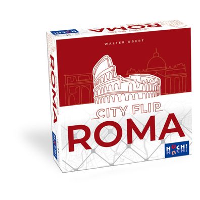 Hutter Spiel City Flip: Roma | ab 8 Jahren | 15 - 30 Minuten | 1 - 4 Personen