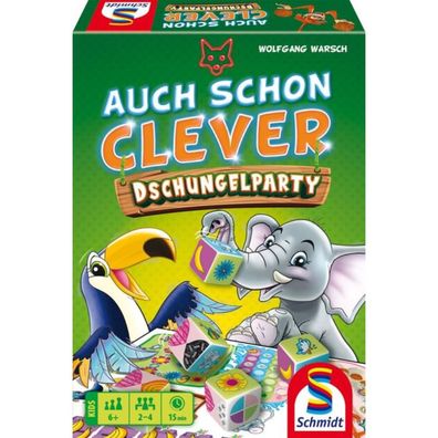 Schmidt Spiele Spiel Auch schon clever Dschungelpart | ca. 10 bis 15 min