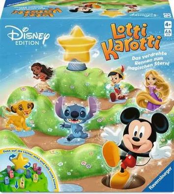 Ravensburger Spiel: Lotti Karotti Disney Edition | ab 4 Jahren | 2 - 4 Spieler