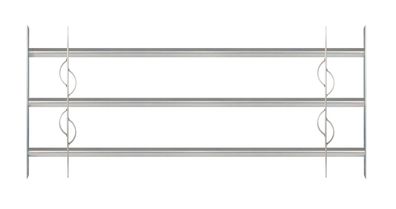 Alberts Fenstergitter Secorino Style 1000 - 1500 x 450 mm Ausziehgitter