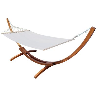 350cm Hängemattengestell Gestell m. Hängematte Stabhängematte Holz Lärche LUCIA