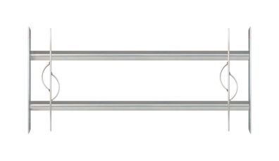 Alberts Fenstergitter Secorino Style 700 - 1050 x 300 mm Ausziehgitter