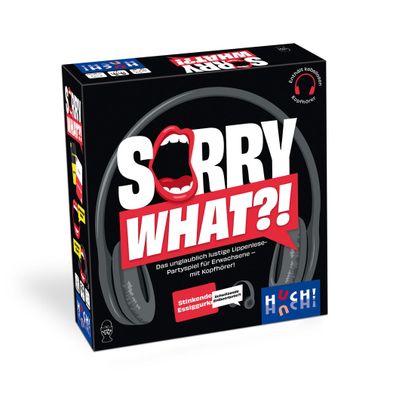Hutter Spiel Sorry What?! | ab 18 Jahren | 20 Minuten | 2 Personen