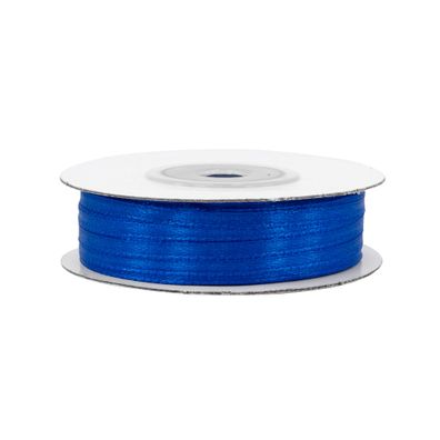 Satinband 3mm x 50m Rolle Blau