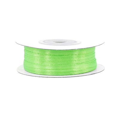Satinband 3mm x 50m Rolle Apfelgrün