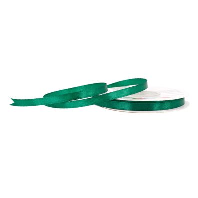 Satinband 6mm x 25m Rolle Dunkelgrün