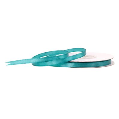 Satinband 6mm x 25m Rolle Petrol