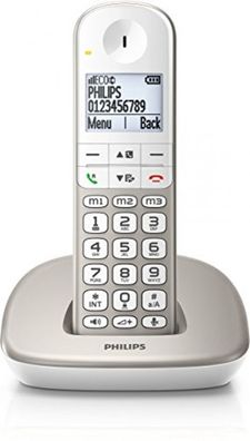 philips XL4901S/38 schnurloses Telefon große Tasten hörgerätekompatibel
