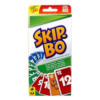 Mattel 523700 Skip-Bo, 2-6 Spieler, ca. 20 min, ab 7 Jahre
