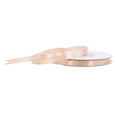 Satinband 6mm x 25m Rolle Sand Beige