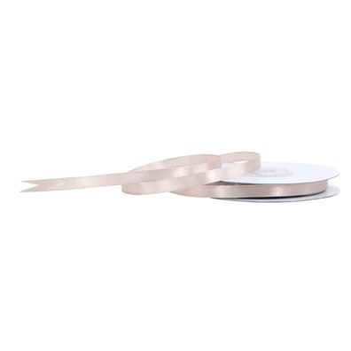 Satinband 6mm x 25m Rolle Taupe