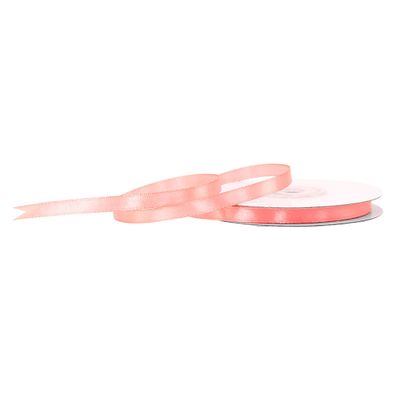 Satinband 6mm x 25m Rolle Koralle