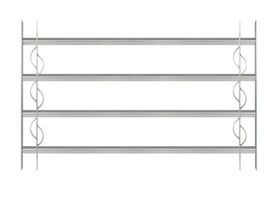 Alberts Fenstergitter Secorino Style 1000 - 1500 x 600 mm Ausziehgitter