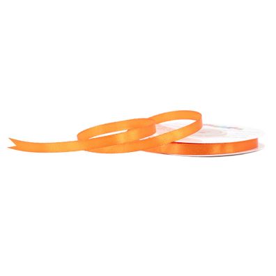 Satinband 6mm x 25m Rolle Orange