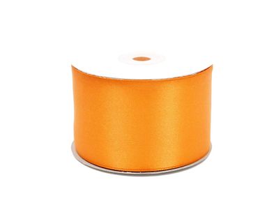 Satinband 50mm x 25m Rolle Orange