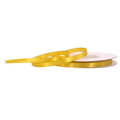 Satinband 6mm x 25m Rolle Gold