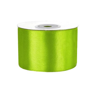 Satinband 50mm x 25m Rolle Lindgrün