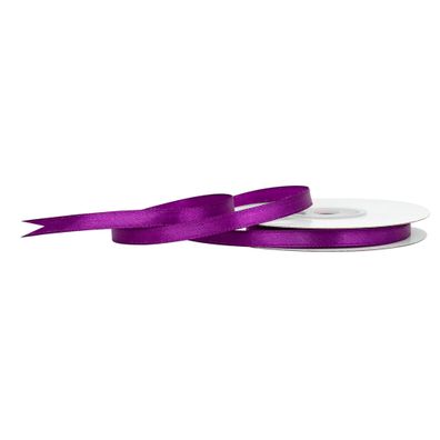Satinband 6mm x 25m Rolle Lila