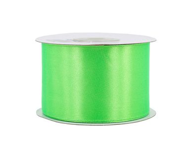 Satinband 50mm x 25m Rolle Apfelgrün
