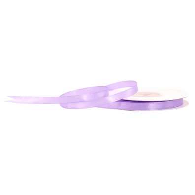 Satinband 6mm x 25m Rolle Flieder